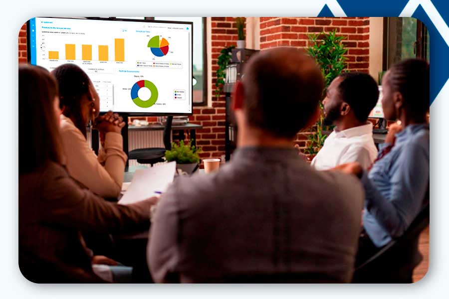 People doing financial analysis on the use of resources through the neptune reports.